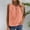 Orange, variant on Loose Tank Tops For Women Sevevn Women's Round-Necked T-shirt Casual Sleeveless Top Hollowed-Out Tank Long Tank Tops For Women