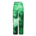 thumbnail image 4 of Pantalones de pijama largos de poliéster para hombre, informales, con estampado a cuadros, holgados y deportivos., 4 of 4