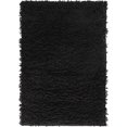 thumbnail image 1 of Unique Loom Tapis Shag Quotidien en Peluche 2' 2 x 3' Rectangle en Noir, 1 of 1