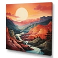 thumbnail image 2 of Designart "Majestic Palette of Canyons II" Landscapes Canvas Print, 2 of 5