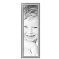 thumbnail image 2 of ArtToFrames 8" x 27" Silver Picture Frame, 8x27 inch Silver MDF Poster Frame (WOM-5329),  Pack, 2 of 8