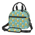 thumbnail image 1 of Balery Beer Bolsa de Almuerzo Impresa, Caja de Almuerzo Reutilizable, Bolsa Térmica Aislada para Almuerzo, Bolsa Antiderrames, 1 of 7