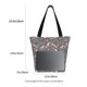 thumbnail image 3 of Disketp Hedgehogs and Flowers1 for Women’s Casual Shoulder Tote Bag Cross-body Handbags for Shopping, Travel and Daily Use, 3 of 6