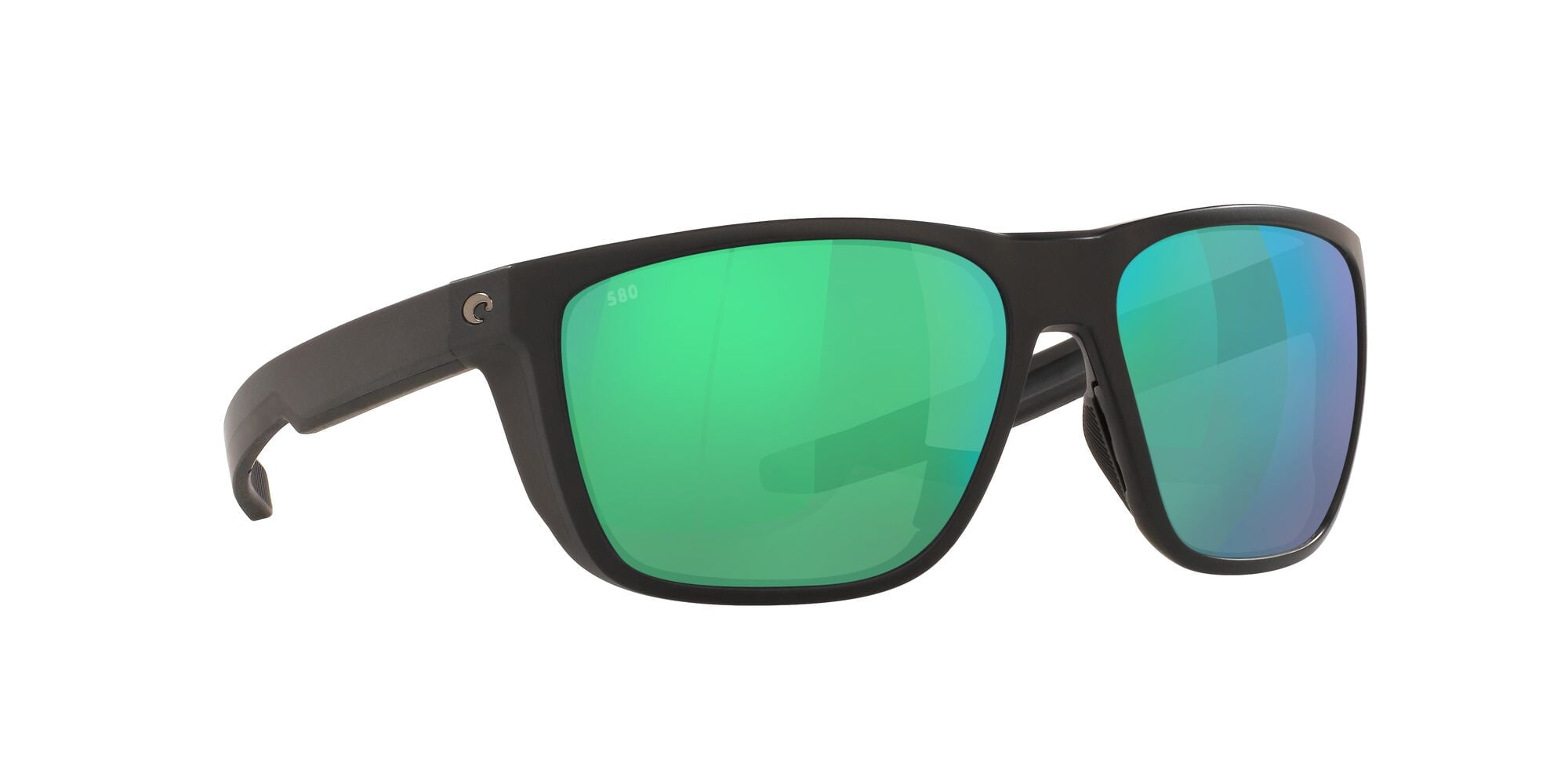 Costa Del Mar Men's FERG Polarized Square Sunglasses, Moss Metallic/Blue Mirrored Polarized-580G, 59 mm