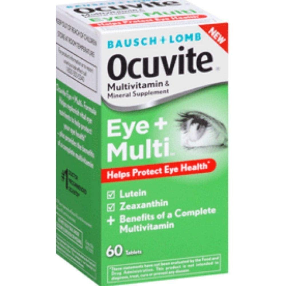 B&L Ocuvite Eye + Multi Size 60ct Pack of 3