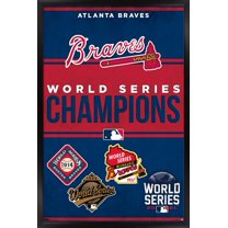 MLB Atlanta Braves - Champions 23 Wall Poster, 22.375" x 34" Framed