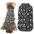 thumbnail image 2 of KDFJPTH Pet Leopard Sweater Warm And Soft Knitted Small Dog Autumn Winter Pet Clothe Pet Rack Pet for Small Dogs Girl Pet for Small Dogs Boy Pet for Small Dogs, 2 of 9