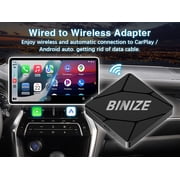 Binize Wireless CarPlay/Android Auto Adapter for Car with Factory Wired CarPlay/Android Auto