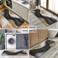 thumbnail image 6 of Black White Gray Gold Marble Pattern Kitchen Rug Mat,Kitchen Runner Rugs Non Skid Washable,Decorative Kitchen Floor Mats for Kitchen,Sink,Laundry,17"x47.2", 6 of 7