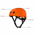 thumbnail image 3 of Bicicleta Para Monopatín Para Niños, Jóvenes, Adultos, Ajustable, Ligero, Multideporte, Patinaje Sobre Ruedas, Ciclismo, Scooter, Senderismo, Escalada, Espeleología, Casco De Trabajo Kearding OD009305-00, 3 of 7