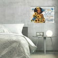 thumbnail image 5 of Framed Canvas Wall Art: African American Women - Black Girl Sunflower with God All Things Are Possible Inspiring Wall Decor - Bible Quotes Poster for Living Room Bedroom - 16x24 inch, 5 of 7
