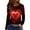 BH08_Red#1, variant on Resicozy Valentine Shirts for Women Fashion Cute Heart Print T Shirt Long Sleeve Valentines Gift Crewneck Shirt Casual Tee Tops Red#1 M