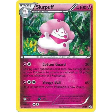 Pokemon X & Y Promo Holo Rare Single Card Rare Holo Slurpuff XY15