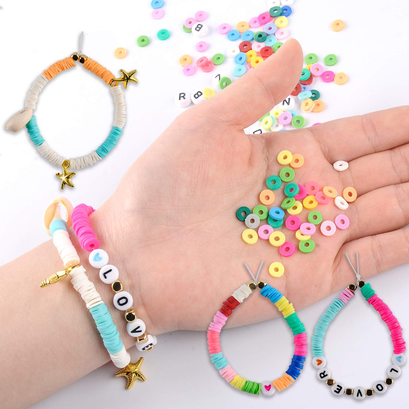20/50/100pcs Cute Mixed Animal Beads Polymer Clay Beads Handmade Loose  Spacer Beads for Jewelry Making DIY Bracelet Accessories - AliExpress
