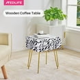thumbnail image 6 of Redlife Vanity Stool Chair with Storage Faux Fur Makeup Ottoman Small Dresser Chair for Bedroom Use, 6 of 8