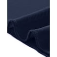 thumbnail image 5 of Agnes Orinda Plus Size Shirt for Women 3/4 Bell Sleeve V Neck Double Layers Chiffon Blouse Top 4X Navy Blue, 5 of 6