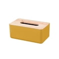 thumbnail image 1 of Tapa De Madera Caja De Pañuelos Con Estilo Simple Caja De Almacenamiento De Pañuelos De Gran Capacidad Dispensador De Servilletas Para El Hogar matsuzay HA024901-02, 1 of 7