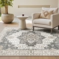 thumbnail image 3 of KUETH 2X7 Vintage Runner Rug Machine Washable Rugs for Living Room, Non Slip Flat Pile Rug with Rubber Backing, Boho Rug for Entryway Hallway Kitchen and Corridor, 3 of 5