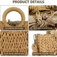 thumbnail image 6 of Straw Hobo Bags for Women Small Crossbody Bag Beach Purse Weave Shoulder Handbag Rattan, 6 of 6