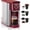 Red, variant on SIFENE 3 in 1 Single Serve Coffee Maker: Coffee Machine Compatible with K Cup Capsules & Grounds, Instant Coffee Pot, Tea Maker Brewer - Removable 50 Oz Water Reservoir, 120V 1150W, Black