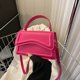 thumbnail image 2 of Bolso bandolera para mujer Bolsos casuales de moda Bolsos de hombro de viaje (rosa roja), 2 of 4