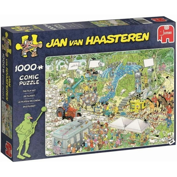 Jumbo, Jan Van Haasteren - The TV Studios, Jigsaw Puzzles for Adults, 1000 Piece