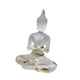 thumbnail image 2 of Estatua de Buda de Tailandia, obra de arte antigua coleccionable, artesanías, figuras de Buda de resina Blanco, 2 of 9