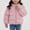Pink, variant on ITSAME Girls Quilted Puffer Jacket (1-8) Bear Graphic Zip Up Winter Warm Coat with Pockets Size 7