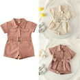 thumbnail image 1 of Mode Bambin Enfants Bébé Filles Vêtements Romper Combinaison Combinaison Combinaison d'Été Ensemble, 1 of 5
