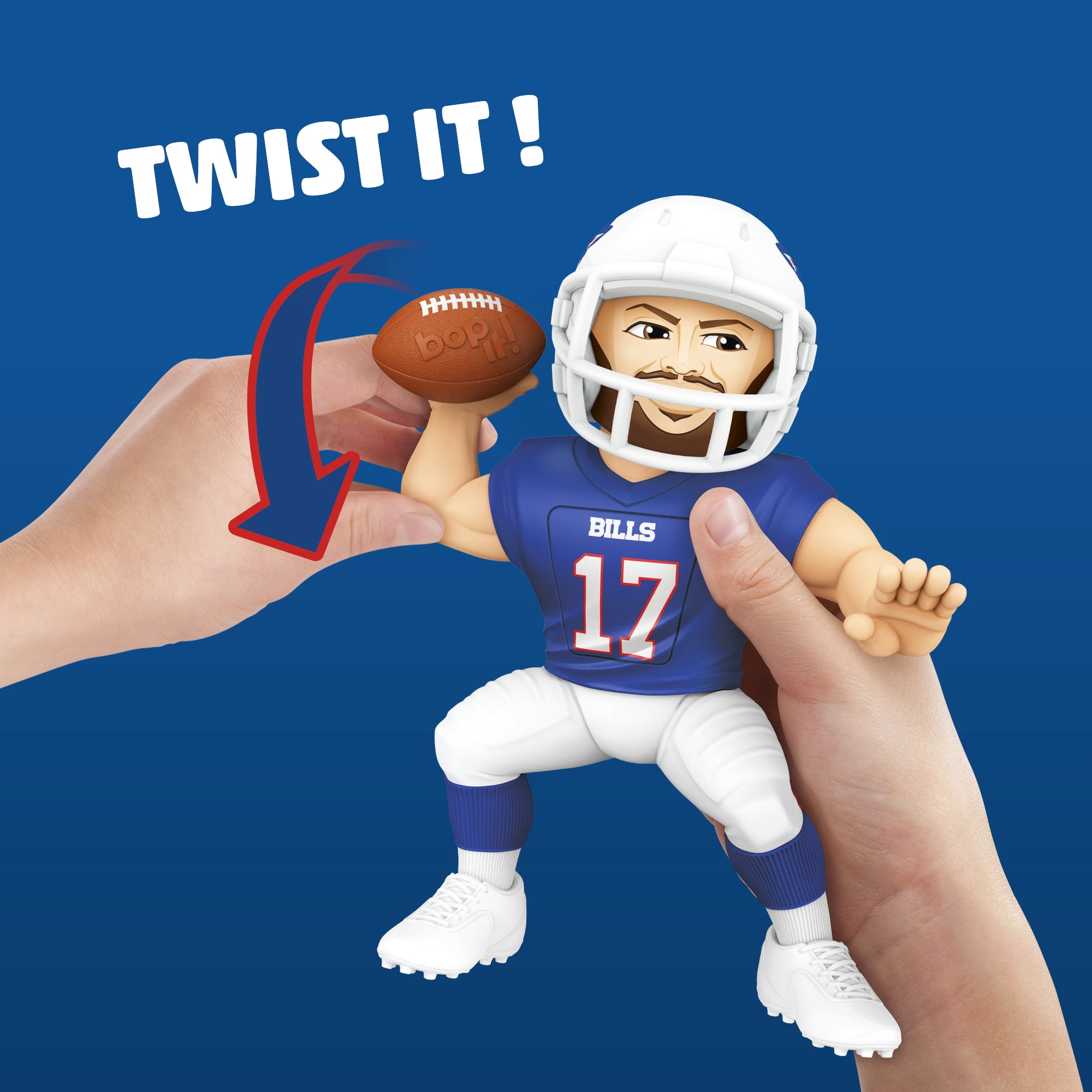 Bop It! Josh Allen Edition Game, Officially Licensed NFL Games for Kids and Teens, 8+