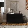 thumbnail image 3 of RealRooms Shadwick 2 Door Wide Metal Locker Accent Storage Cabinet, Black, 3 of 10