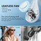 thumbnail image 5 of Portable Neck Fans, Hands Free Bladeless Fan, Neck Fan Rechargeable 4000 mAh Battery Operated Wearable Personal Fan, 3 Speeds-White, 5 of 7
