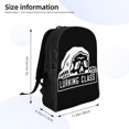 thumbnail image 3 of Mochila negra Lurking Class de Sketchy Tank Demons para mujer y hombre, mochila para portátil, para trabajo, negocios, viajes, mochila informal para la escuela, mochila para estudiantes, 3 of 5