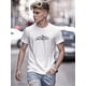 thumbnail image 1 of Youth Casual Short Sleeve T-Shirt with Mountain Graphic Print - Stretch Knit Fabric, Breathable Regular Fit for Outdoor Summer Activities & Casual Attire, Cute Shirts for Summer, Comfortable Teen App, 1 of 6