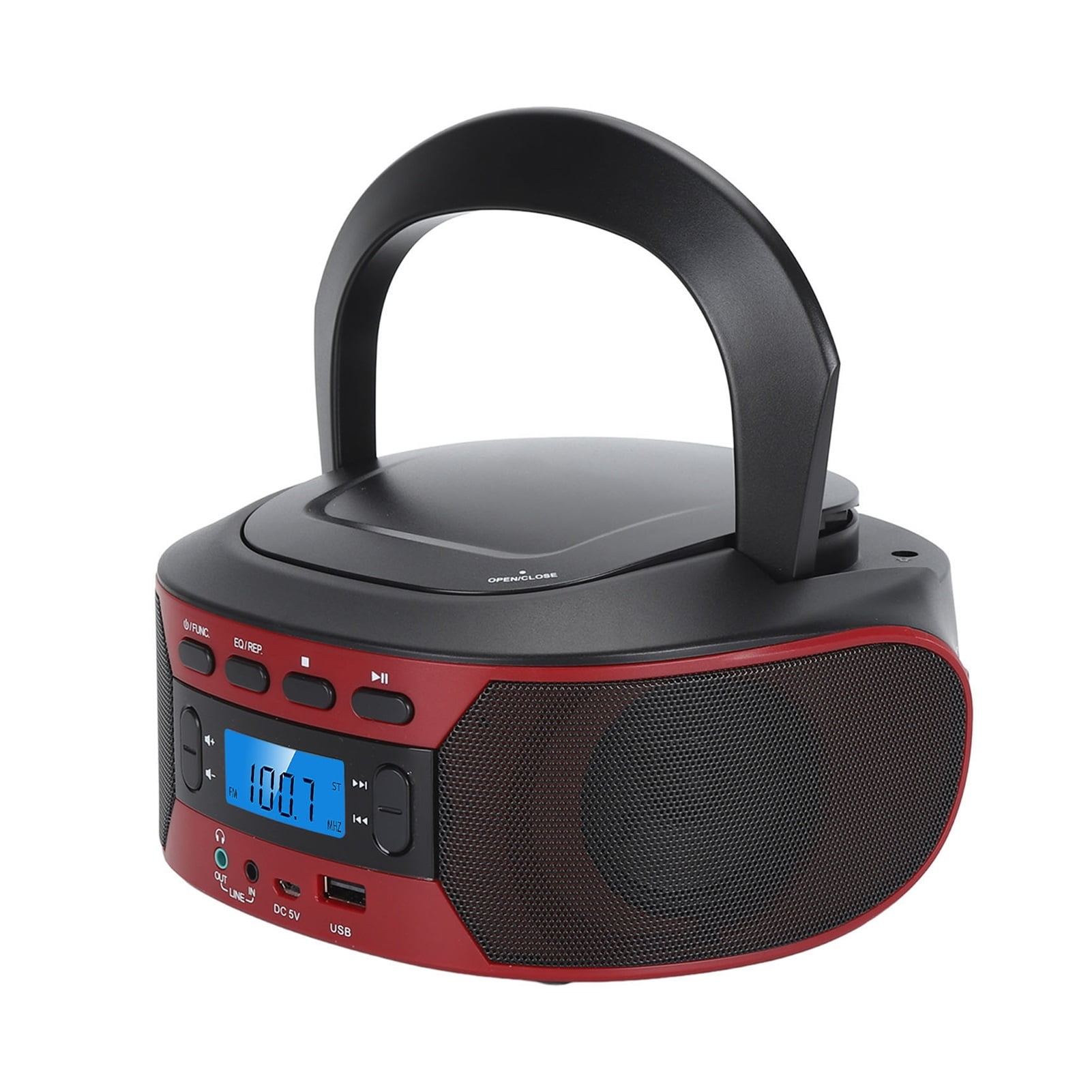 CD Player Bluetooth AUX IN Input Support Headphones 5 EQ Modes Multifunctional Digital ,Multi-Functional