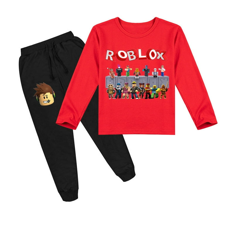 Bzdaisy ROBLOX T-shirt and Pants Set for Kids - Popular Gaming Theme  Clothes for Boys and Girls - Soft and Comfortable Fabric - Ideal for Gaming  Fans of All Ages! 