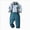 A05-Sky Blue, variant on 3-6 Months Infant Baby Boy 2Pcs Long Sleeves Gentleman Outfit Clothes Sets 9 12 18 Months 2T 3T 4T 5T 6T Formal Bowtie Shirt Suspender Pants Wedding Dress Suits Toddler Boys Winter Clothes,Green