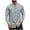 Gray, variant on Dress Shirts for Men Stretch Dress Shirts Collarless Button Down Long Sleeve Shirts Muscle Fit White XXL(XXL)