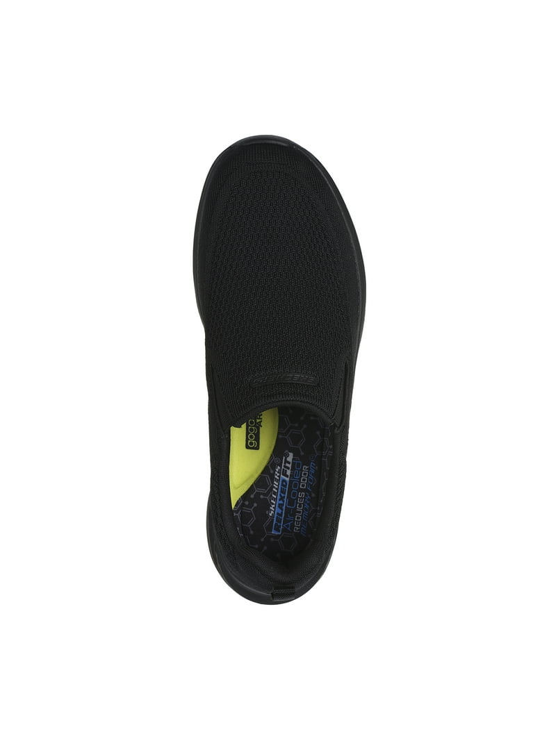 Skechers Vegan Black Relaxed Fit AC Memory Foam shoes Goga Mat Men\'s Size 9 Skechers Vegan Black Relaxed Fit AC Memory Foam shoes Goga  main image 4