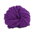 thumbnail image 1 of yuksok Chunky Wool Yarn Bulky Yarn for Rug Making Hand Knit Blanket DIY Weave Craft Violet, 1 of 9