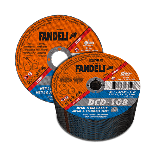 Disco para corte de metal y acero inoxidable 4-1/2"