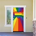 thumbnail image 1 of My Door Decor 285906PRDE-005 Bannière de Porte d'Entrée Extérieure LGBT 36 x 80 Po, Multicolore, 1 of 1
