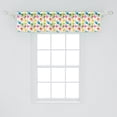 thumbnail image 2 of Ambesonne Colorful Window Valance, Grunge Hand Prints Party, 54" X 12", Multicolor, 2 of 3