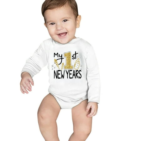 

Cathalem Baby Boy Shirts 18 Months My First New Year Clothes Newborn Infant Baby Boy Girl New Year Outfits Boys Outfit 12 Months Childrenscostume White 6-9 Months