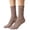 A-Khaki137, variant on Yuanlong Womens Crew Socks Knit Socks Autumn And Winter Solid Ribbed Cozy Everyday Casual Wear Hosiery
