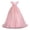 E226-Pink, variant on hengsof Girls Summer Embroidered Tulle Sleeveless Dress Round Neck Layered Mesh Party Princess Soft Wedding Ball Gown