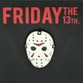 thumbnail image 3 of Friday The 13th Jason Mask Men's Black Bifold Wallet, 3 of 7