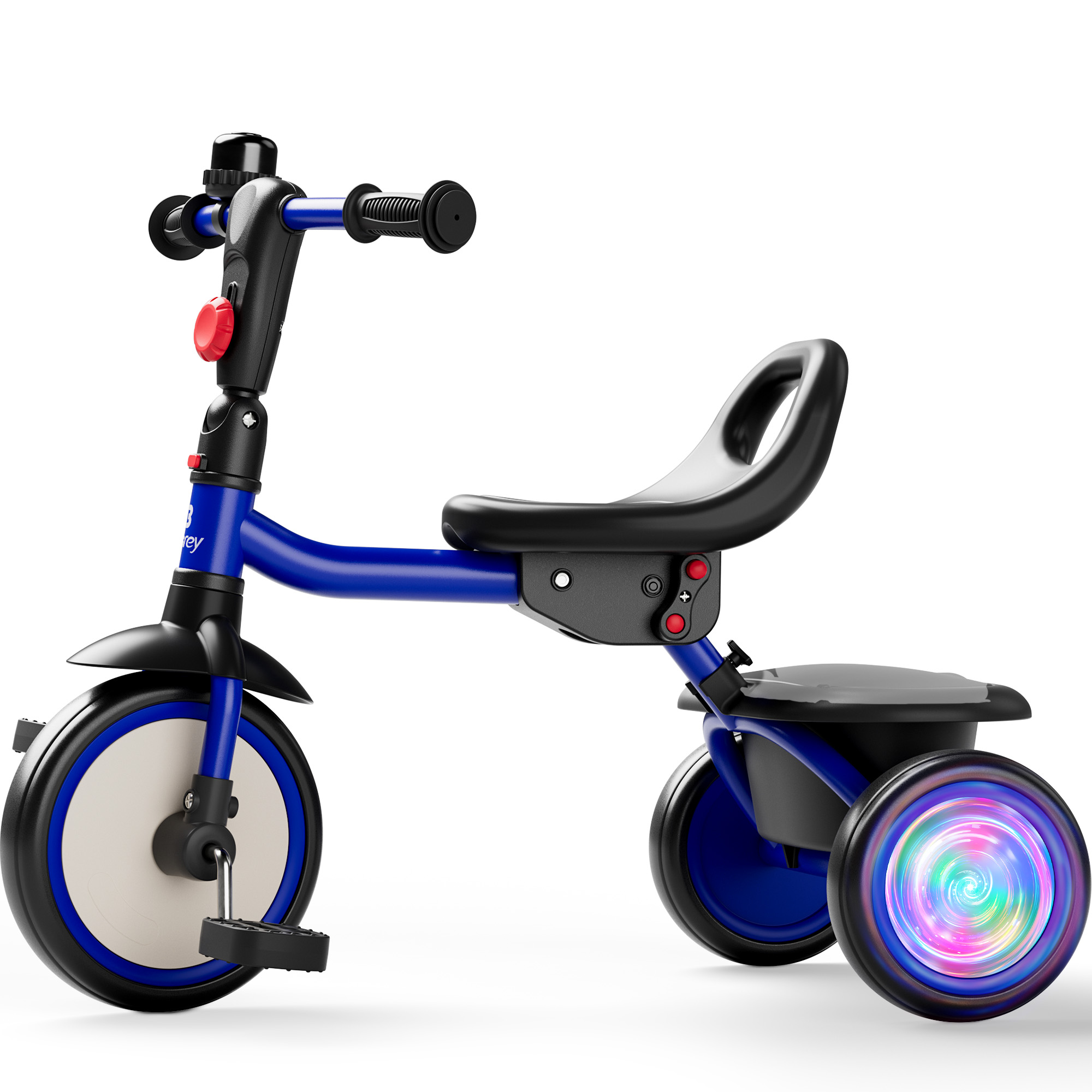 Besrey Toddler Tricycle with Flashing Wheels photo 4