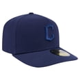 thumbnail image 3 of Men's New Era Navy Cleveland Guardians Color Pack A-Frame 59FIFTY Fitted Hat, 3 of 5