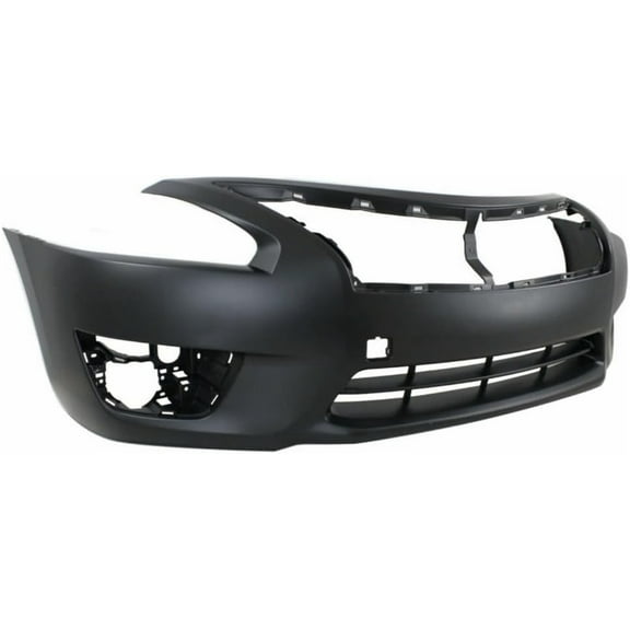 JIJIGUA 1pc Front Plastic Bumper Cover Assembly for Nissan for Altima Advance/Base/Exclusive/S/SL/SV/Sense 13-15 Black Primed NI1000285 1569-03R